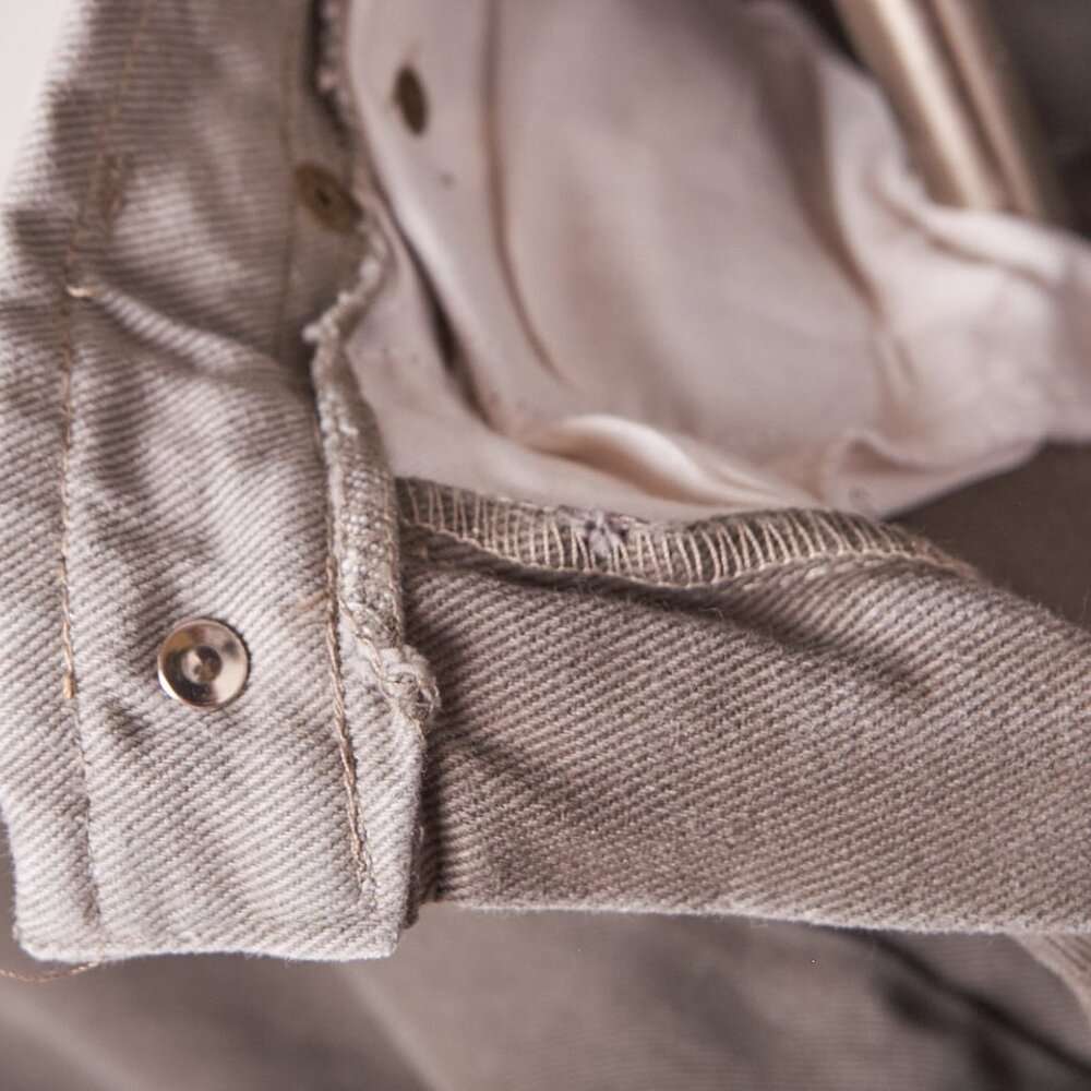 1990s Deadstock Gray Rusty Skateboarding Jeans Pants